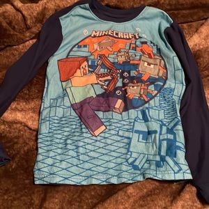 Minecraft pajama top